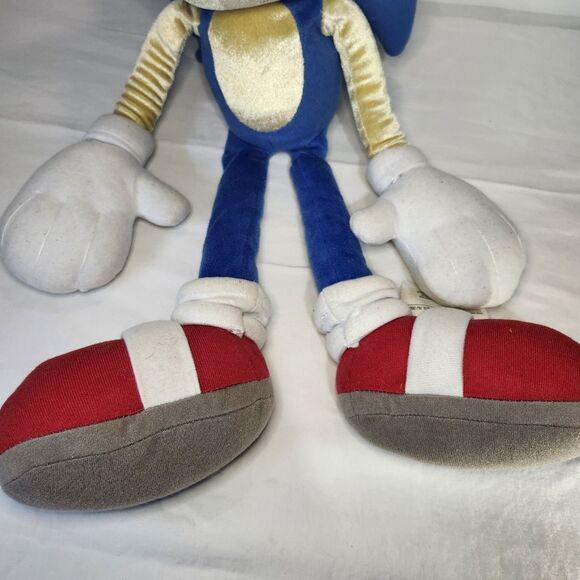 Sonic The Hedgehog Plush 24" SEGA Large Stuffed Toy Blue Doll Collector - Picture 5 of 16